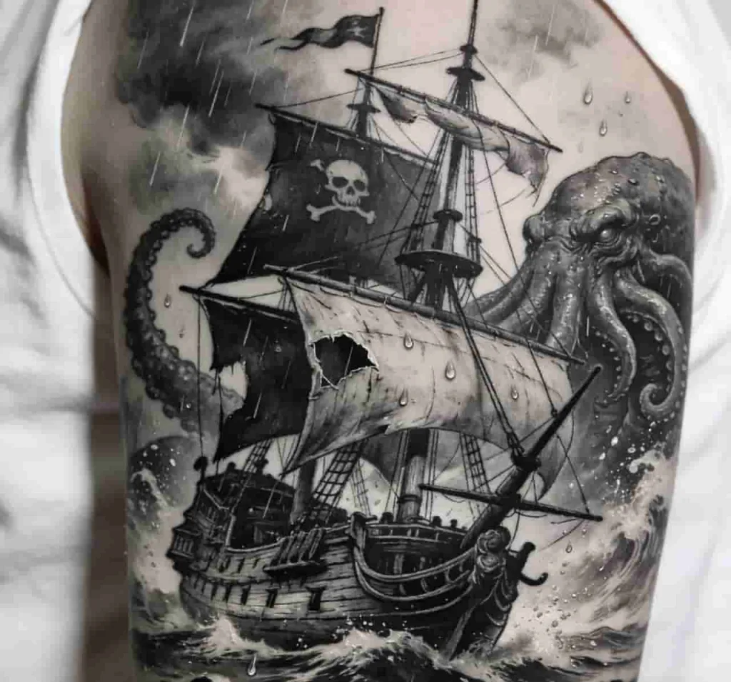 Pirate Ship Tattoos: Survival, Freedom, and the Meaning Behind the Ink