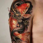 Koi Dragon Tattoo Meaning: Symbolism and Spiritual Significance