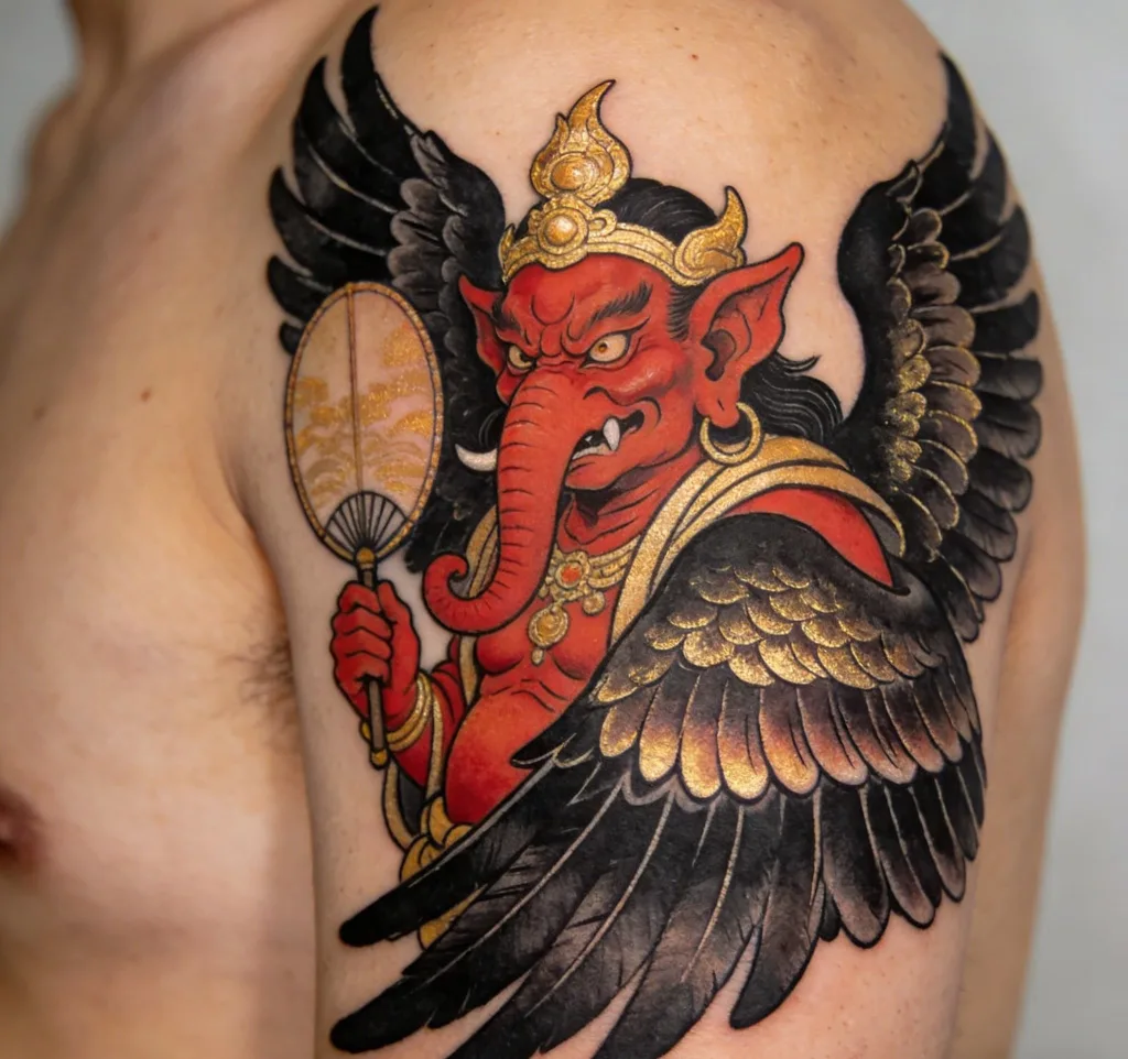 Tengu Tattoo Meaning: Symbolism and Japanese Folklore