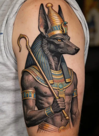 Anubis Tattoo Meaning: Symbolism, Protection & Power