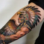 Aztec Eagle Warrior Tattoo Meaning: Symbolism and History